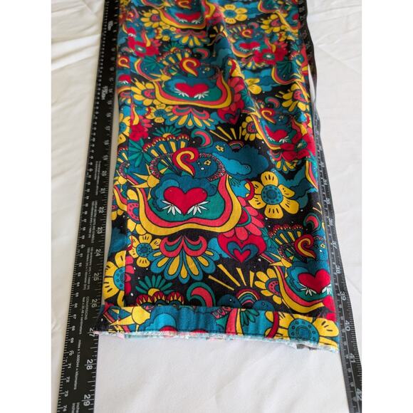 Lucy & Yak Colorful Floral Wide Leg Pants - Picture 5 of 6